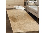 Tappeto Ella 2 Colori Robusto Di Facile Manutenzione E Di Alta Qualità Beige 80 X 150 Cm