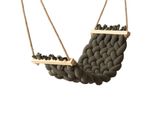 Amaca Sospesa 125X61 Altalena Da Soffitto Amaca Da Camera Per Bambini Khaki 10923