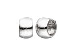 Paar Creolen Jobo, Silber (Silber 925), Ohrringe, Damen, 17,3Mm, Silber 925 (Sterlingsilber), Breit Rund 925 Silber