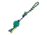 Giocattolo Cane Fantasy Dental Mint Palla Da Lancio Con Passante In Corda Verde 7 X 50 Cm 1 Pz