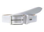 Lloyd Pelle Cintura Thin Belt W80 White Bianco