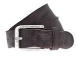 Vanzetti Pelle Cintura Denim Love 40Mm Full Leather Belt W80 Dark Brown Marrone