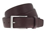 Vanzetti Pelle Cintura Dresscode: Business 35Mm Cambered Full Leather Belt W85 Dark Brown Marrone