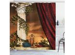 Abakuhaus Tenda Da Doccia Gotica, Bosco Incantato Scuro, Acqua Opaca Incl. 12 Anelli Lunga Durata Resistente A Batteri E Muffe, 175 X 200 Cm, Blu Grigio Verde Grigio