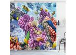 Abakuhaus Tenda Da Doccia Con Motivo A Pesci, Creature Marine, Tessuto Facile Da Pulire Con 12 Ganci, Impermeabile, Resistente Allo Scolorimento E Ai Batteri, 175 X 180 Cm, Multicolore
