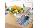 Abakuhaus Tovagliette Con Cavalli, Cavallo Tra Gli Alberi In Inverno Forest Frozen Woods Immagine Di Natura Ghiacciata, Tiscjdeco In Tessuto Resistente Al Lavaggio Per Sala Da Pranzo E Cucina, Bianco Marrone