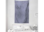 Abakuhaus Arazzo Geometrico E Copriletto, Tessuto A Strisce In Morbido Tessuto Microfibra Lavabile Senza Scolorimento Stampa Digitale, 140 X 230 Cm, Viola Grigio E Cocco