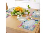 Tovagliette Per Feste Per Bambini Abakuhaus, Tema Festivo Con Palloncini Colorati, Coriandoli E Stelle, Decorazioni Da Tavola In Tessuto Resistente Al Lavaggio Per La Sala Da Pranzo E La Cucina, Multicolore