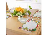 Tovagliette Abakuhaus, Disegno In Stile Cartone Animato, Pinata Messicana, Taco, Peperoncino, Teschi Di Zucchero, Chitarra, Tiscjdeco In Tessuto Resistente Al Lavaggio Per Sala Da Pranzo E Cucina, Multicolore