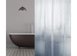 Peva Tenda Da Doccia 3D Mosaico Ottico Trasparente 180X200 Cm Incl. Anelli Per Tenda Da Doccia