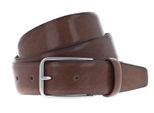 Vanzetti Pelle Cintura Dresscode: Business 35Mm Cambered Belt W80 Cognac Marrone