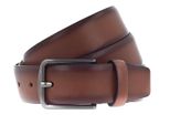 Vanzetti Pelle Cintura Classics 35Mm Cambered Belt W80 Baileys Marrone