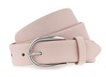 Vanzetti Pelle Cintura Classics 30Mm Cambered Leather Belt W110 Pale Rose Rosa