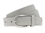 Vanzetti Pelle Cintura Classics 30Mm Cambered Leather Belt W95 Grey Grigio