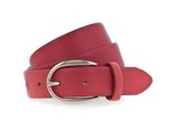Vanzetti Pelle Cintura 30Mm Leather Belt W75 Red Rosso