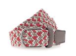 Vanzetti Cintura Braided Women's Belt W105 Coral / White Rosso Multicolore