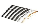 Kotarbau® Pennelli Per Artisti 12-TLG. Set Piatto Per Dipingere Con Colori E Vernici Set Professionale
