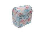 Abakuhaus Copertura Per Frullatore Vintage, Teiera Con Fiori E Rose, Custodia Per Utensili Da Cucina Con Tasche, 36 X 39 X 24 Cm, Azzurro E Rosa Pallido