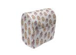 Copertura Per Frullatore Abakuhaus Natur, Fiori E Rami Primaverili, Custodia Per Utensili Da Cucina Con Tasche, 36 X 39 X 24 Cm, Rosa Essiccata, Caffè Chiaro