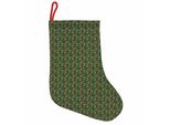 Abakuhaus Natale Stivali Di Babbo Natale Da Appendere Calze Di Natale, Bastoncini Di Zucchero, Calza Di Natale Da Appendere, 35X50 Cm, Verde, Rosso, Bianco
