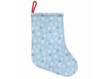 Abakuhaus Stivali Di Babbo Natale Da Appendere Invernali Calze Natalizie, Freddo Capodanno, Calza Natalizia Da Appendere, 25X35 Cm, Azzurro, Grigio, Bianco