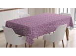 Abakuhaus Tovaglia A Fiori, Ast, Adatta Per Interni Ed Esterni Lavabile Stampa Chiara Nessuno Scolorimento, 140 X 170 Cm, Lilla Chiaro E Crema