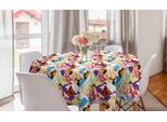 Abakuhaus Tovaglia Rotonda Berg, Riassunto Colorato Peaks, Tovaglia Circolare Per Sala Da Pranzo, Decorazione Cucina, 150 Cm, Multicolore