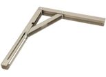 Kotarbau® Staffa Pieghevole 300 X 260 Mm Staffa D'argento Staffa D'acciaio Staffa A Muro Staffe Scaffale Angolare Asse In Acciaio Inox Staffa Angolare Staffa Di Supporto Scaffale Angolare Resistente