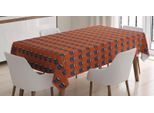 Abakuhaus Tovaglia Per Bevande Calde, Cacao Con Marshmallow, Impermeabile, Lavabile Con Colori Chiari E Resistenti Allo Sbiadimento, Personalizzata, 140 X 240 Cm, Cannella Blu Notte