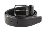 Vanzetti Pelle Cintura Leather Belt W95 Black Nero