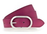 Vanzetti Pelle Cintura Classics 30Mm Leather Belt W100 Fuchsia Pink Mirtillo