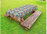 Abakuhaus Tovaglia Aloha Outdoor, Motivi Astratti Della Giungla Naturale In Fiore Con Effetto Pittorico Tema Foresta Pluviale Estiva, Multicolore, 145X265 Cm