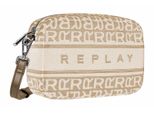 Replay Borsa A Tracolla Crossbody Bag Dirty White - Pale Grey Brown Multicolore