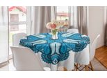 Abakuhaus Tovaglia Rotonda Mandala, Mehndi Mandala, Tovaglia Circolare Per Sala Da Pranzo, Decorazione Per Cucina, 150 Cm, Blu