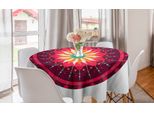 Abakuhaus Tovaglia Rotonda Con Mandala Floreale, Design Mediorientale, Tovaglia Circolare Per Sala Da Pranzo E Cucina, 150 Cm, Multicolore