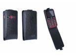 Caseroxx Custodia Per Cellulare Flip Cover Compatibile Con Doro 366, Custodia Per Smartphone Flip Cover Nera