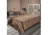 Abakuhaus Lenzuolo Rustico, Ancora Da Mare E Rete Da Pesca Su Sfondo Di Legno Tema Mare E Pesca, Lenzuolo Morbido E Confortevole Per Un Letto Decorativo 1 Pezzo 190 Cm X 100 Cm, Marrone E Cacao