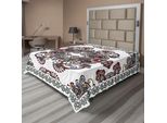Abakuhaus Lenzuolo Vintage, Volute Ed Elementi Floreali Composizione Orientale Colorata Folklore Mediorientale, Morbido E Confortevole Lenzuolo Superiore Per Un Letto Decorativo 1 Pezzo 244 Cm X 205 Cm, Multicolore