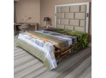 Abakuhaus Lenzuolo Foresta Pluviale, Cascate Foresta Pluviale Viaggio Estivo Paesi Esotici Kanchanaburi Thailandia, Lenzuolo Morbido E Confortevole Per Un Letto Decorativo 1 Pezzo 266 Cm X 260 Cm, Verde Marrone Grigio