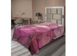 Abakuhaus Lenzuolo Astratto, Triangolo, Intrattenimento, Forma Geometrica, Illustrazione Monocromatica, Lenzuolo Superiore Morbido E Confortevole Per Un Letto Decorativo, 1 Pezzo, 190 Cm X 100 Cm, Rosa Rosa Rosa Essiccato