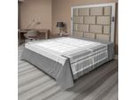Abakuhaus Lenzuolo, Illustrazione Grafica Finestra In Legno Persiana Tradizionale Stile Antico, Morbido E Confortevole Lenzuolo Superiore Per Un Letto Decorativo 1 Pezzo 244 Cm X 205 Cm, Grigio Bianco