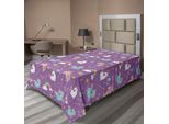 Abakuhaus Lenzuolo Magico, Unicorno E Arcobaleno, Bacchetta Magica, Asilo Nido, Bambina, Stampa Con Creature, Lenzuolo Morbido E Confortevole Per Un Letto Decorativo, 1 Pezzo, 260 Cm X 168 Cm, Multicolore