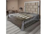 Abakuhaus Lenzuolo Medievale, Edificio Medievale Con Corridoio Ad Archi E Lanterne, Grafica Classica, Lenzuolo Morbido E Confortevole Per Un Letto Decorativo, 1 Pezzo, 275 Cm X 260 Cm, Bianco