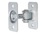 Kotarbau® Cerniera Per Porta Regolabile Cerniere Per Porta M12 Per Avvitamento Doppia Base S235JR Acciaio Zincato Cerniere Per Porta Argento Cerniera Regolabile Cerniere Per Porta Cerniera Per Porta Cerniera Per Porta