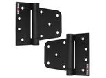 Kotarbau® Set Di 2 Cerniere Cerniere Per Porte A Libro 10 X 5 X 8 Cm Acciaio Verniciato A Polvere Cerniera Nera Cerniere Per Porte Cerniera Per Casse Cerniera Per Porte Cerniera Per Porte