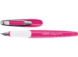 Herlitz 300006790 Stilografica Herlitz My.Pen, Larghezza Pennino: L, Rosa/Bianco