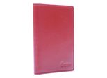 Esquire Caso Di Identificazione New Silk Passport Card Holder Red Rosso Scuro