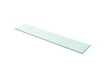 Vidaxl Ripiani 2 Pz. Vetro Trasparente 100X20 Cm