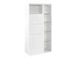 Midischrank Welltime "Cardiff", Weiß, B:65Cm H:130Cm T:35Cm, Holzwerkstoff, Mdf, SchräNke, Midischrank, Breite 65 Cm, Mit Softclose-Funktion