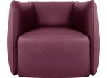Sessel Egoitaliano "Ludo Loungesessel, Designsessel, Clubsessel, Elegant Und Zeitlos", Lila (Violett), B:80Cm H:68Cm T:80Cm, Leder Nuvole (Echtes Rindsleder). HalbnatüRliches, Halbnarbiges Rindsleder Mit Einer NatüRlichen KöRnung Von 1, 2 Bis 1, 4 Mm. Dieses Leder Hat Eine Weiche, Wachsartige Haptik Mit Mattem Aussehen Und Einem Wolkeneffekt. Es Handelt Sich Um Ein Naturleder, Das Die UrsprüNglich